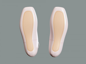 Ballet Shoes 3D 모델