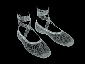 Ballet Shoes 3D 모델