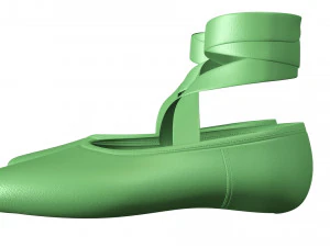 Ballet Shoes 3D Model