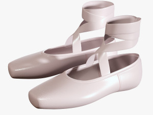 Ballet Shoes 3D 모델
