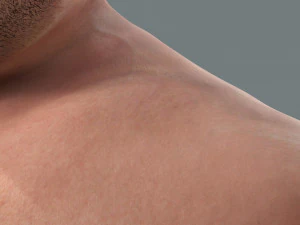 Fat Man naked and clothed 3D Model