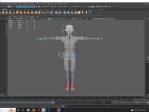Old Man Tourist naked and clothed 3D Model