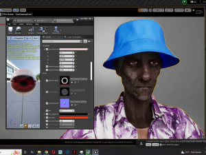 Old Man Tourist naked and clothed 3D Model