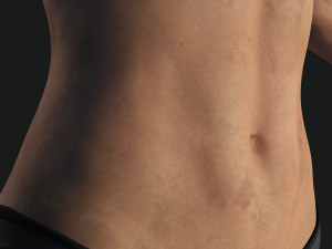 Survival Female Game Model 3D