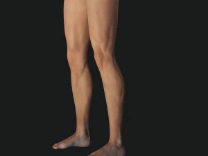 Survival Female Game 3D Model