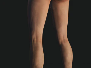 Survival Female Game 3D Model