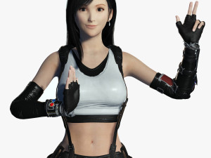 Tifa Lockhart Game Ready Model 3D
