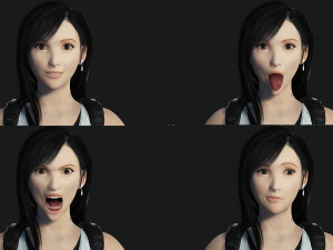 Tifa Lockhart Game Ready Model 3D