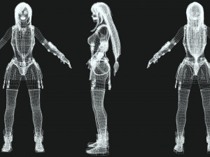 Tifa Lockhart Game Ready Model 3D