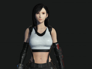 Tifa Lockhart Game Ready Model 3D