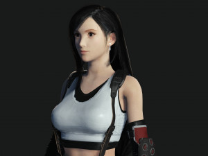 Tifa Lockhart Game Ready Model 3D