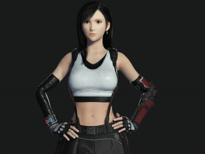 Tifa Lockhart Game Ready Model 3D
