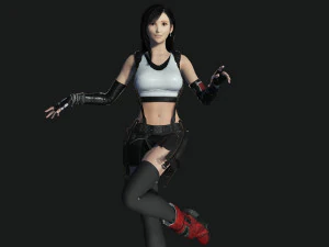 Tifa Lockhart Game Ready 3D Model
