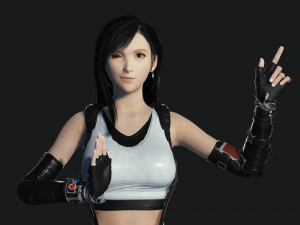 Tifa Lockhart Game Ready Model 3D