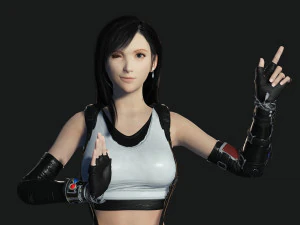 Tifa Lockhart Game Ready 3D Model
