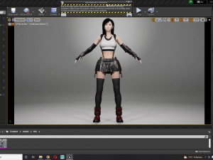 Tifa Lockhart Game Ready Model 3D