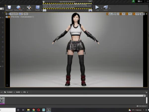 Tifa Lockhart Game Ready 3D Model