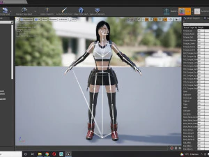 Tifa Lockhart Game Ready 3D Model