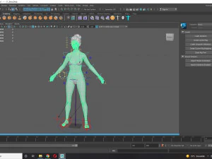 Asian Woman RealTime 3D Model