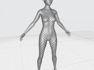 Asian Woman RealTime 3D-Modell