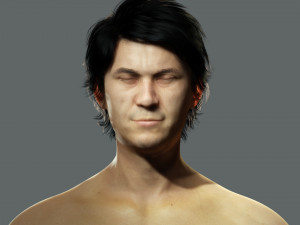 Asian Gangster Yakuza Model 3D