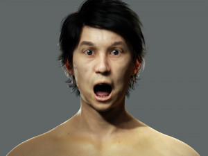 Asian Gangster Yakuza Model 3D