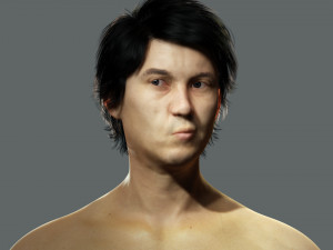 Asian Gangster Yakuza Model 3D