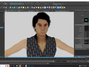 Asian Gangster Yakuza Model 3D