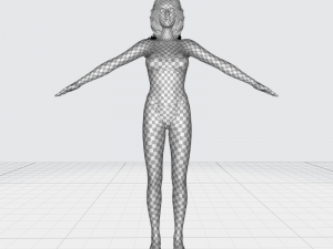 Japanese Girl Game Ready Low-poly Modèle 3D