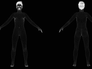 Realistic Military Girl Ready 4K Low-poly free 3D 모델