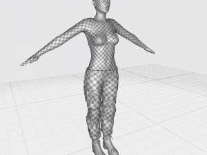 Realistic Military Girl Ready 4K Low-poly free 3D 모델