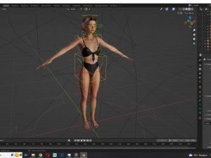 Sweet Girl Low-poly 3D-Modell
