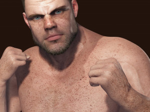 Realistic Man Base Mesh rigged and ready with facial Low-poly free 3D Model