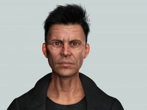 Realistic Secret Agent Man Ready unreal Blender Low-poly 3D Модель