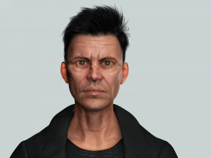 Realistic Secret Agent Man Ready unreal Blender Low-poly 3D Model
