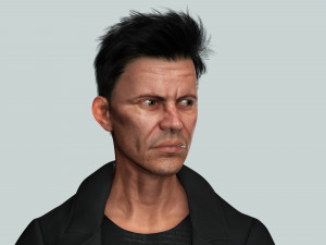 Realistic Secret Agent Man Ready unreal Blender Low-poly 3D Модель