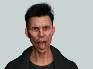 Realistic Secret Agent Man Ready unreal Blender Low-poly 3D Модель