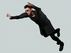 Realistic Secret Agent Man Ready unreal Blender Low-poly 3D Model