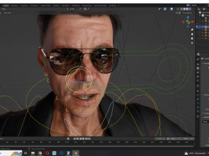 Realistic Secret Agent Man Ready unreal Blender Low-poly 3D Модель