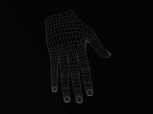 Realistic Hand VR Low-poly 3D Model