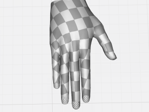 Realistic Hand VR Low-poly 3D Model