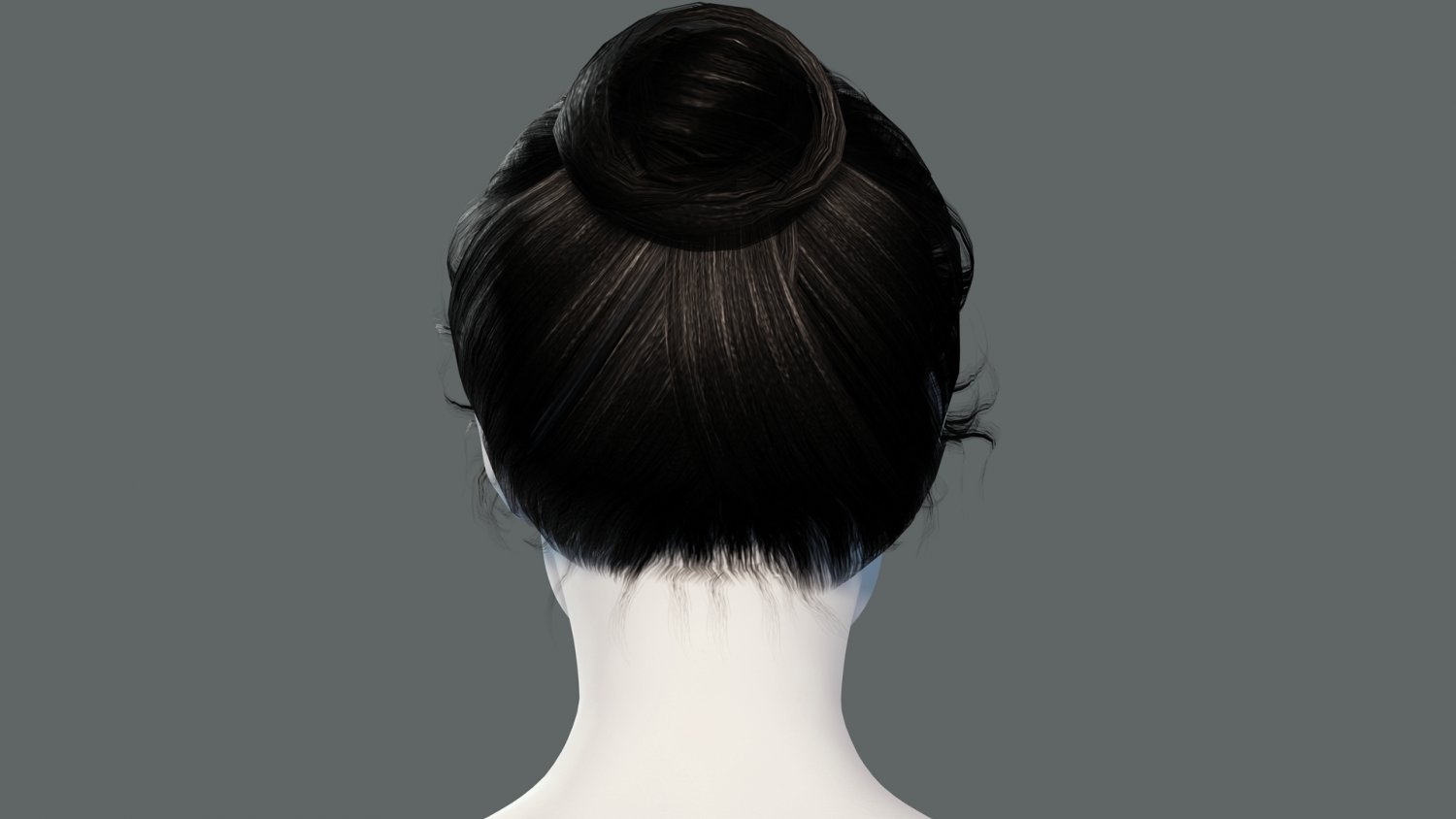 Woman hairstyle 3D Model $15 - .unknown .3ds .fbx .obj .stl .max
