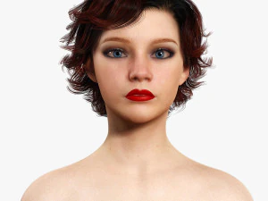 Повседневная базовая сетка для девочек 3D Модель