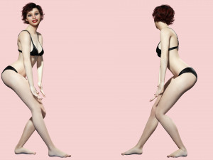 Police Girl 3D 모델