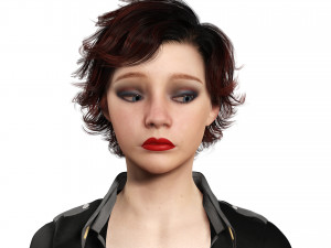 Police Girl 3D 모델