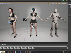 Police Girl 3D 모델