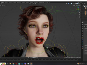 Police Girl 3D 모델
