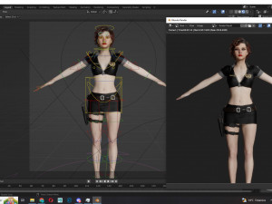 Police Girl 3D 모델