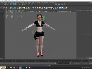 Police Girl 3D 모델
