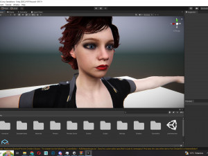 Police Girl 3D 모델